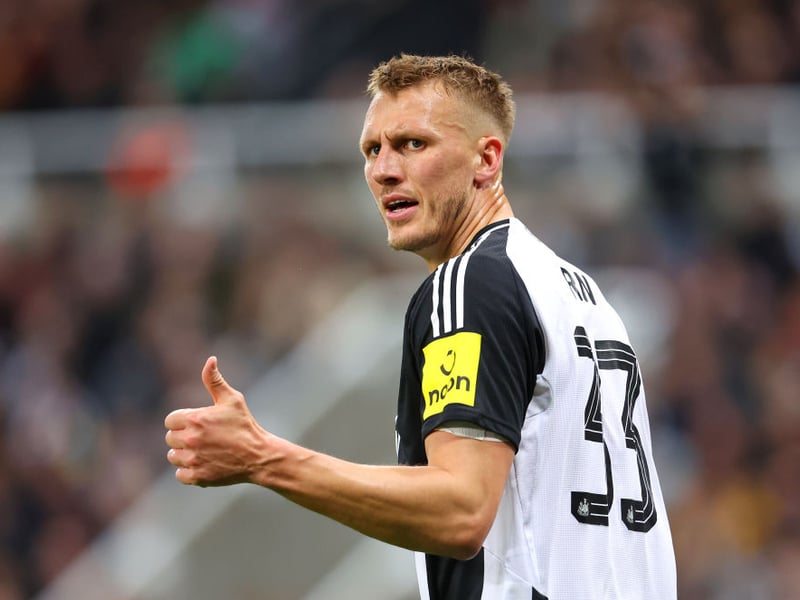 Captained the side in Bruno Guimaraes' absence. Made some important blocks and won some important headers, playing an important role given Arsenal's threat from set-pieces. 