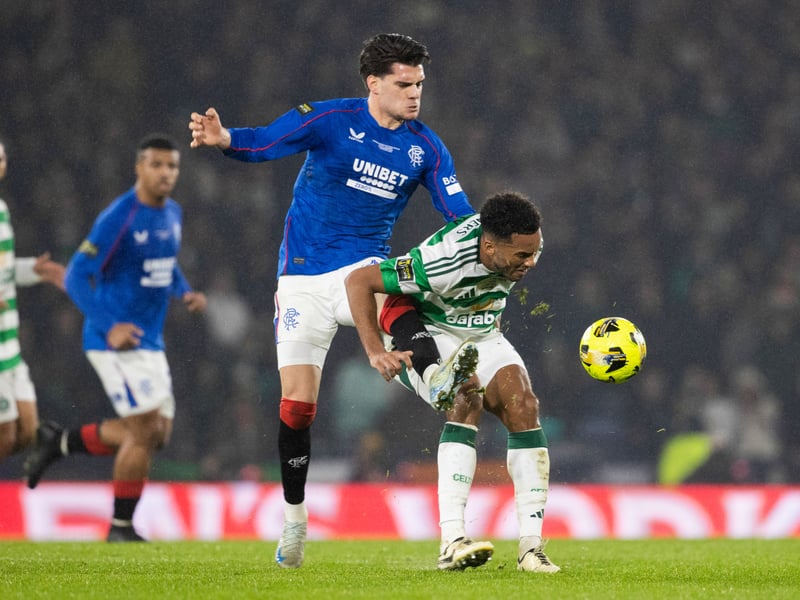 Like his partner Carter-Vickers, he was comfortable enough coming forward but looked uncomfortable when Rangers countered. Taken off at the break.