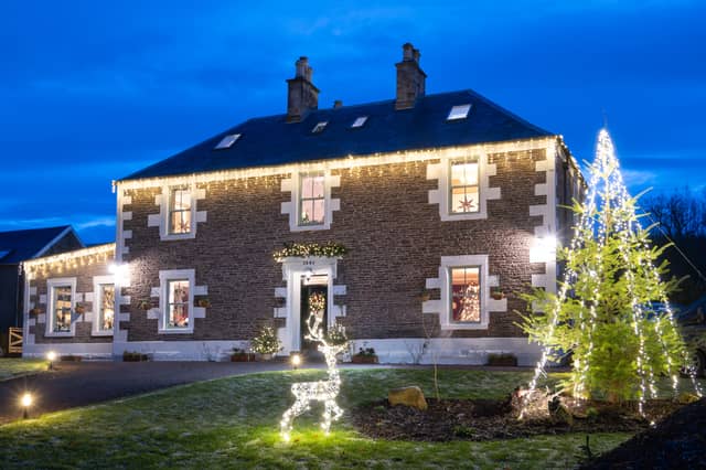 Scotland's Christmas Home of the Year, Festive Farmhouse, Lesmahagow. For this family, Christmas is all about getting everyone involved in the festivities from festive baking to Christmas crafts and collecting foliage for handmade decorations