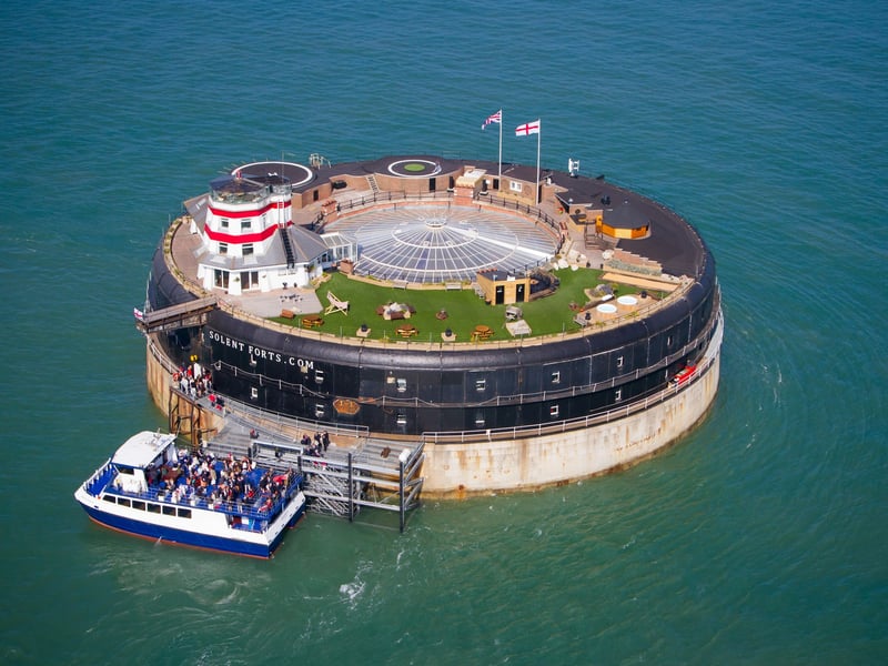 A unique piece of British maritime history, No Man’s Fort in The Solent, is continuing to look for a tenant after being snapped up at auction in 2024.
Picture: Colliers