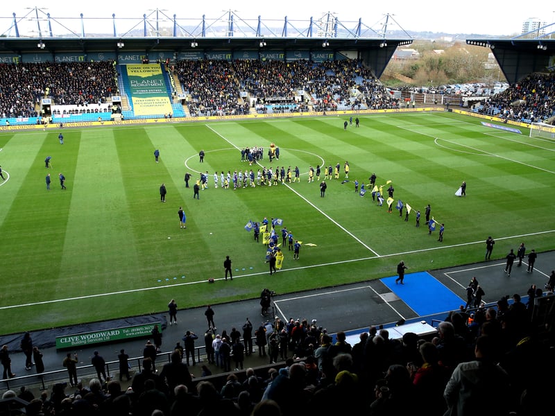 Average percentage of stadium filled: 90.4%