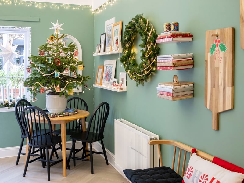 Scotland's Christmas Home of the Year, Santa's Snug, Alloa, For Ann, it's all about the little touches and Santa's Snug has quirky festive details sprinkle throughout