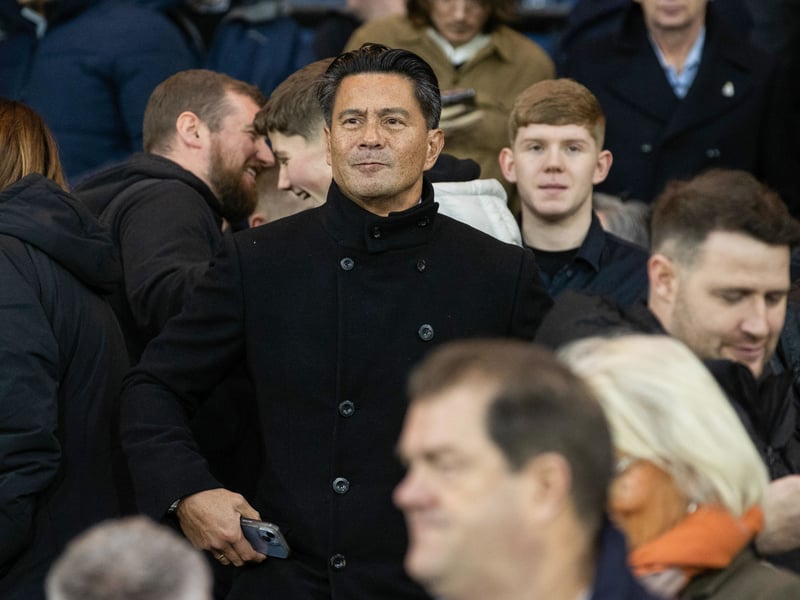 Former Rangers player Michael Mols during the Premier Sports Cup Final between Celtic and Rangers.