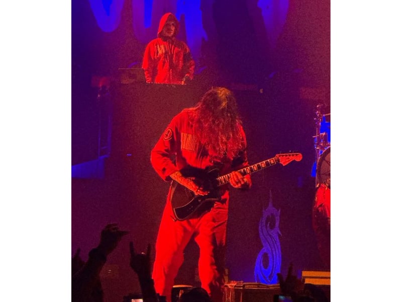 The band were playing their self-titled debut album in full.