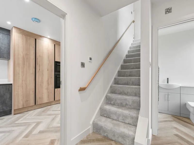 Estate agents eXp World Ltd writes: "Porter Brook Mews is a unique collection of nine, individually and architecturally designed three and four bedroom town houses defining the epitome of modern living whilst enjoying the most tranquil of locations backing onto the Porter Brook river and Sheffield General Cemetery."