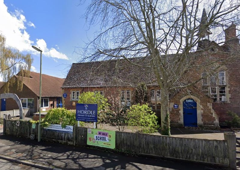 This is a local authority-maintained Anglican primary school in Hordle, near Lymington. It has about 394 pupils, and was most recently rated ‘outstanding’ overall by Ofsted
In the 2023/24 school year, 87% of its pupils met the Government’s expected standard in reading, writing, and maths – compared to averages of 60% locally and 61% nationally.