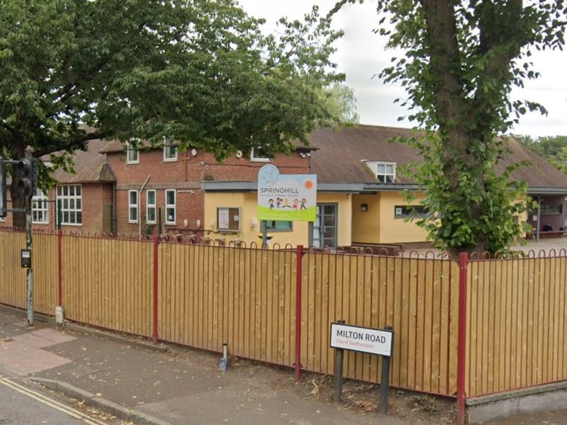 Springhill is a large Catholic primary academy in Southampton, with a roll size of about 652. It was most recently rated ‘outstanding’ overall by Ofsted.
In the 2023/24 school year, 83% of its pupils again met the Government’s expected standards in reading, writing, and maths – compared to averages of 56% locally and 61% nationally.
