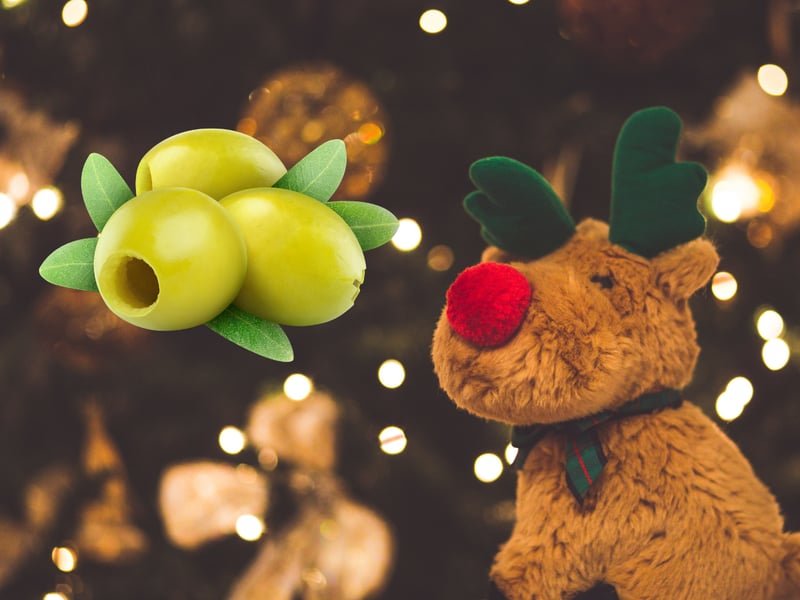Actual lyric: "All of the other reindeer used to laugh and call him names." / Misheard as: "Olive, the other reindeer, used to laugh and call him names."