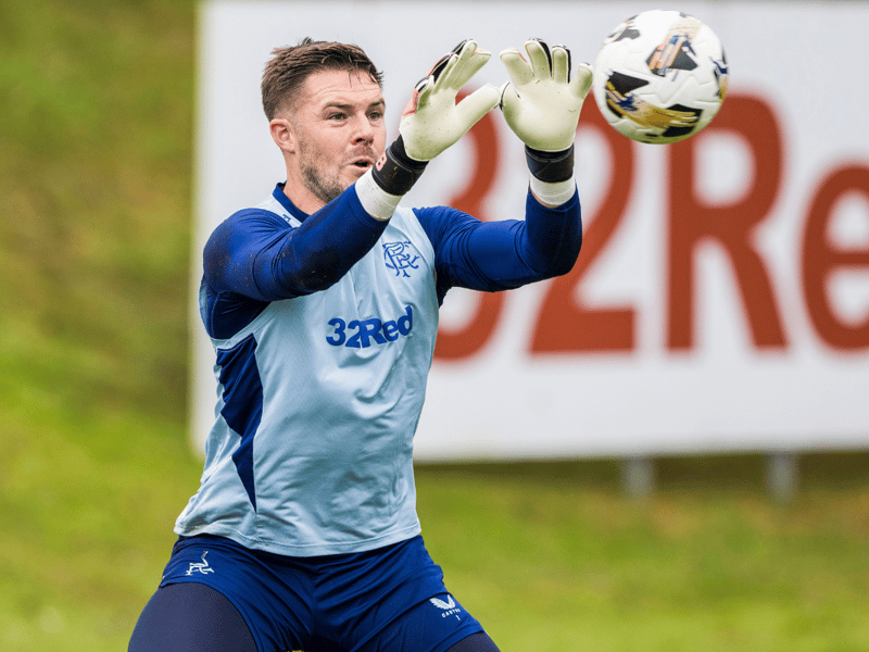 Rangers first choice goalkeeper starts, barring any last minute injuries.