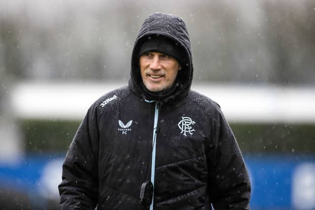 How will Philippe Clement set his Rangers team up for the visit of Dundee this weekend? Cr: SNS Group.