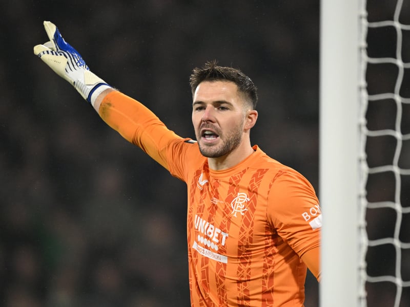 The Gers number one will miss the clash at Ibrox after reportedly being taken to hospital on new year's eve with an 'internal bleed'.