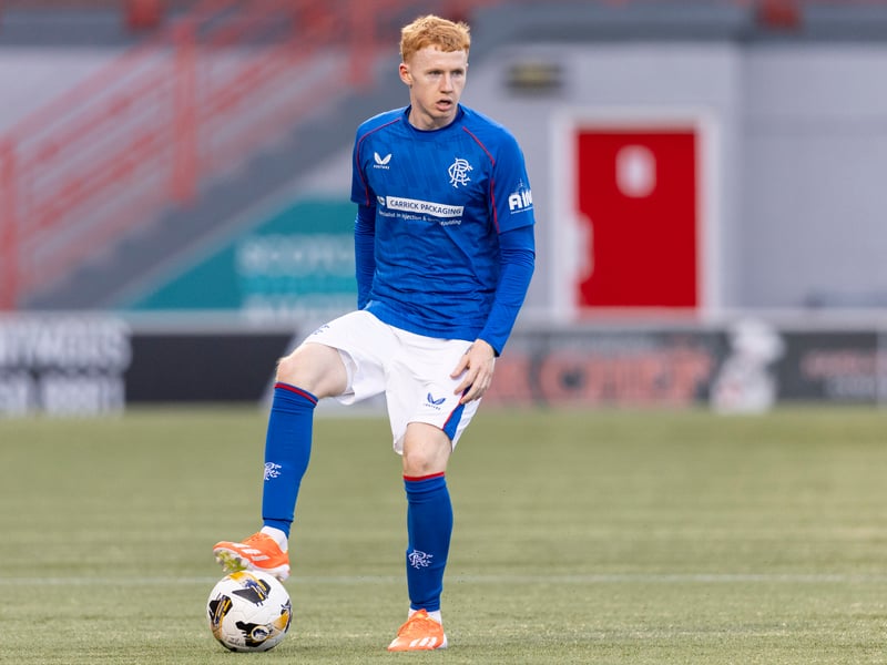 League rules stipulate he is not eligible to play for Rangers this weekend, with his loan at Queen's Park not ending until June 1.