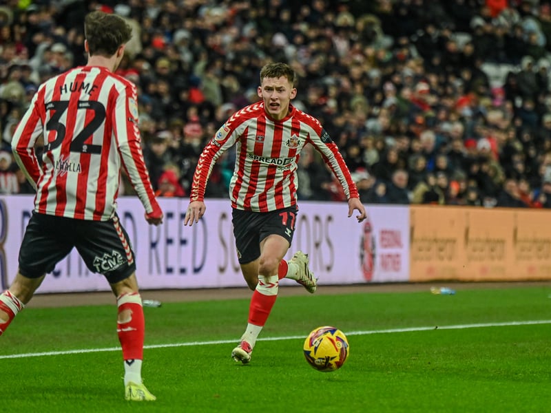 The youngster has been in fine form for Sunderland this season but now faces intense competition for places.