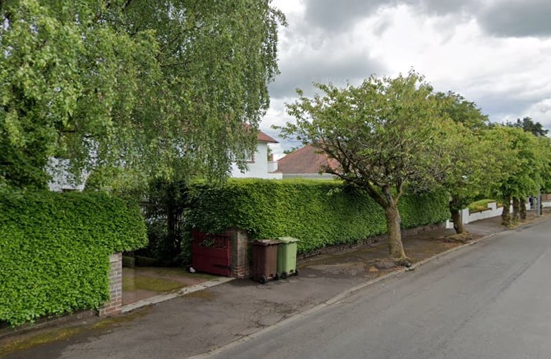 Glasgow's Elphinstone Road has finished No.3 in the rankings for Scotland's most expensive streets, with an average house price of £1,645,000