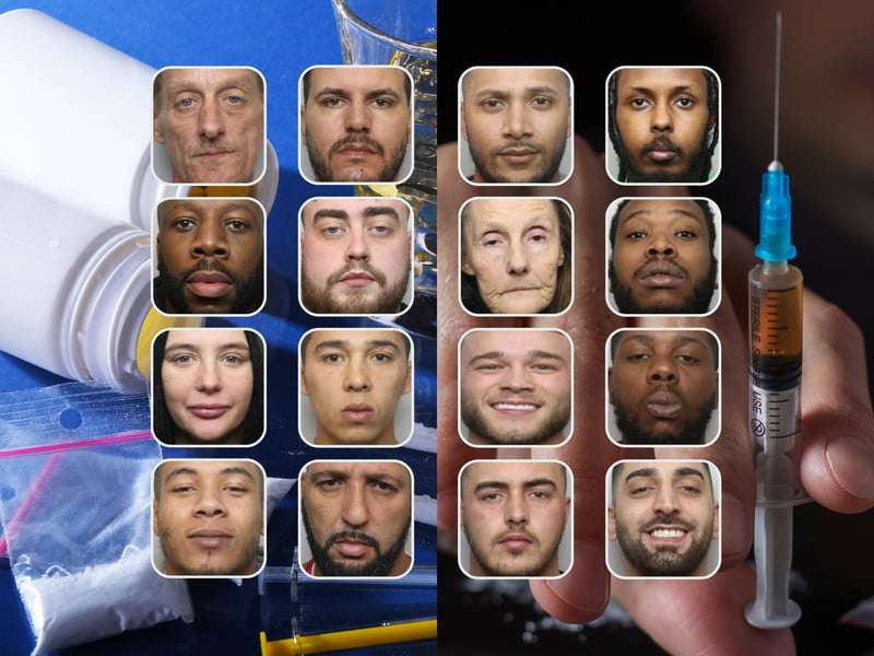 16 drug dealers languishing behind bars after their crimes caught up ...