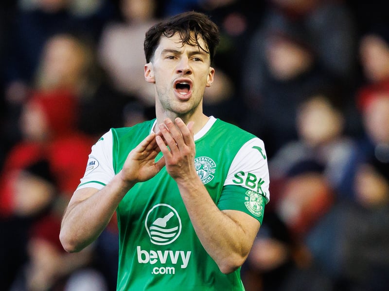 Club captain lasted just short of 70 minutes, having limped out of the win over Aberdeen last weekend. Brought some composure to the chaos.