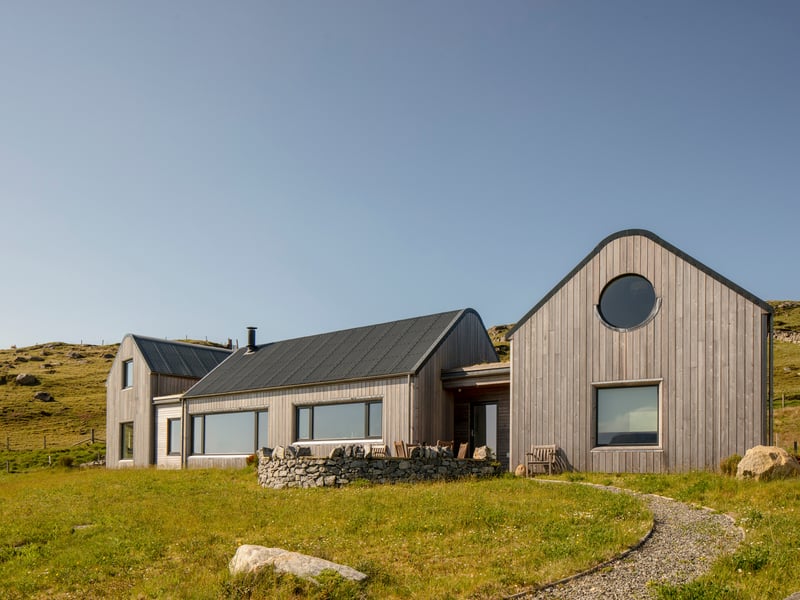 The Writer's House is believed to be the first £1million house in Uig, Lewis, and area famous for the discovery of the Lewis Chessmen, which were made in Norway in the 12th or 13th Century.