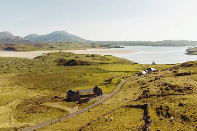 The Writer's House has some of the finest views in the Outer Hebrides as the beauty of Uig Bay unfolds just moments from the front door.