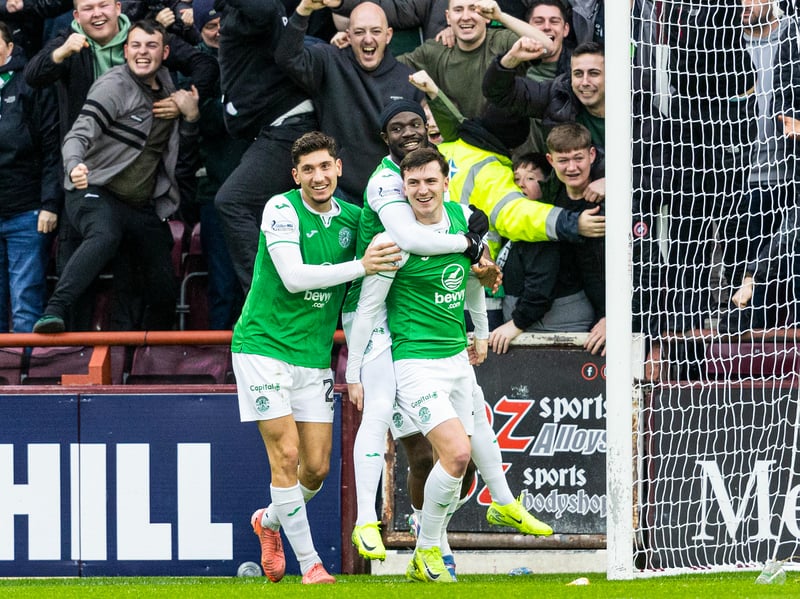 He was the ballast in the Hibs midfield, constantly blocking off Hearts attacks. Lovely pass to start move for winning goal. 8