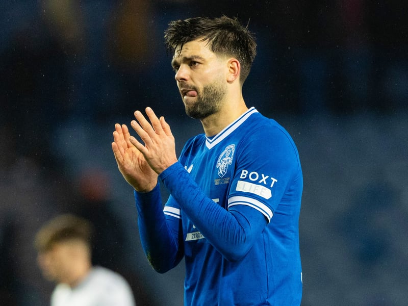 Picked up his fifth booking of the season against Motherwell, meaning he will face a suspension if he picks up another yellow card against Celtic.