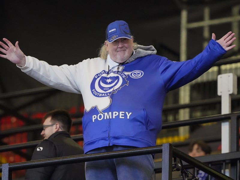 Pompey fans were in full voice as they backed their side in the Championship clash with Watford on Boxing Day.
