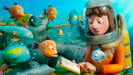 Adapted from the book by Julia Donaldson and starring Hannah Waddingham, Lolly Adefope and Rob Brydon (who was also in Gavin and Stacey), underwater animation Tiddler was seen by 3.23 million people.