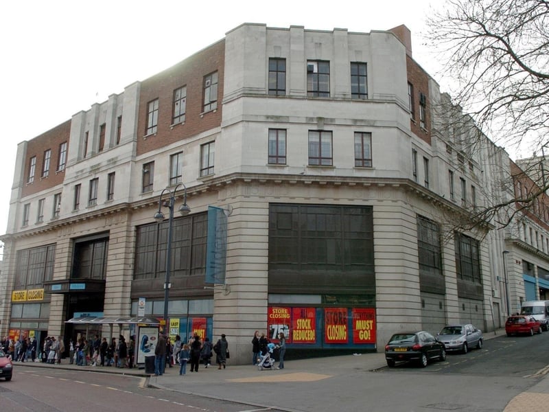 Allders, on The Headrow, in Leeds, is one of many department stores Yorkshire has lost over the years. People queued to bag a bargain at its closing-down sale in 2005, when you could fill a carrier bag with all the underwear you were able to stuff in got a fiver.