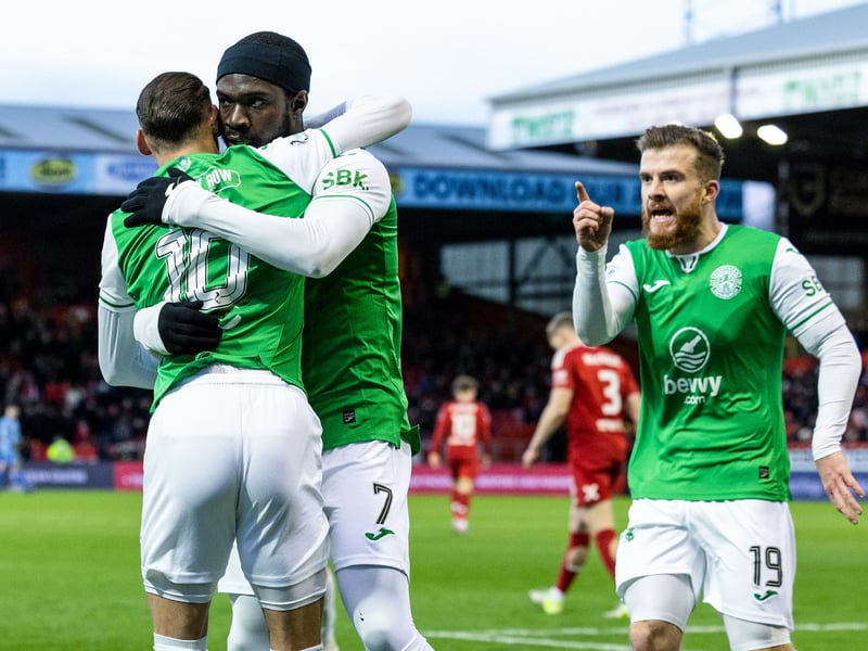Missed the game against St Johnstone with a knock, but Hibs are hopeful the enigmatic Frenchman can make a return to the starting XI on Sunday.