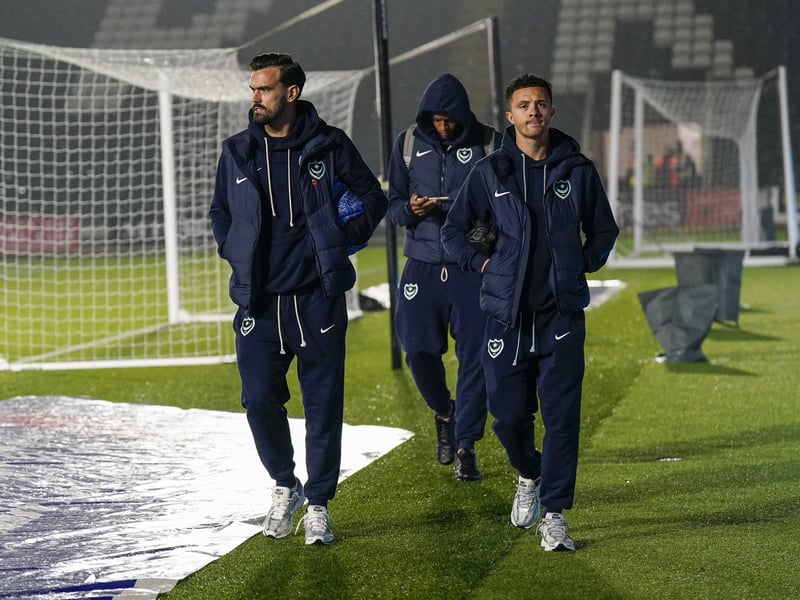 Jordan Williams, right, has missed the past seven Pompey games because of a hamstring injury, but is back in contention to play again.