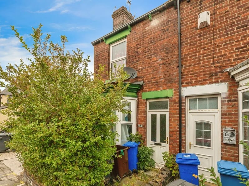 This property in Sheffield has three bedrooms.