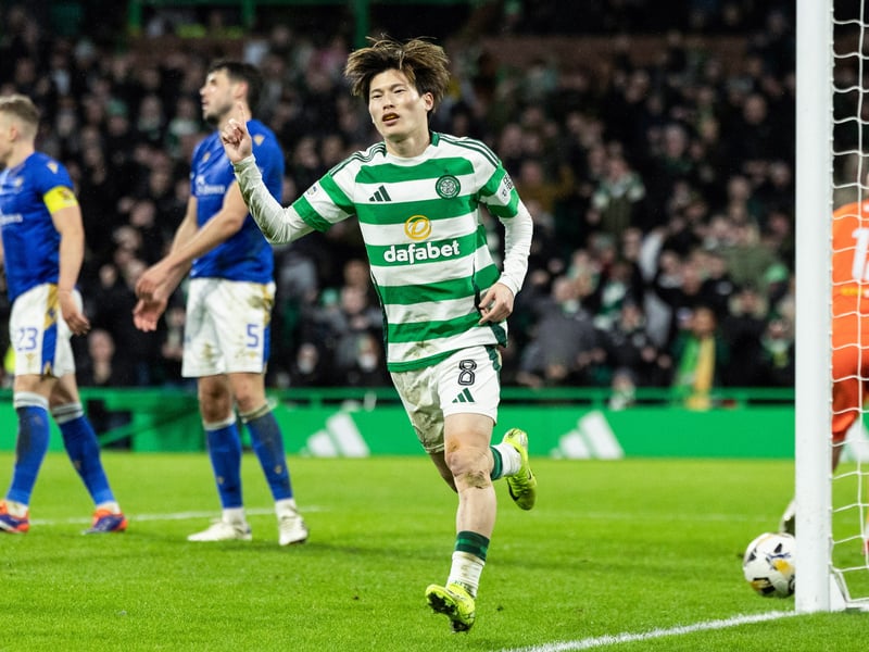 Appears to have fought off competition from Adam Idah to be Celtic's first-choice striker. Linked with a move to Manchester City in the summer, Kyogo is expected to remain at Celtic.