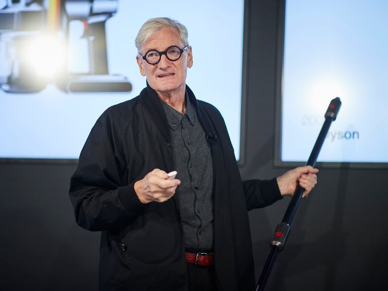 Sir James Dyson founded his vacuum cleaner company in 1991, and it now employs more than 5,000 engineers around the world. The 77-year-old, who resides in Gloucestershire, was knighted in the 2007 New Year Honours for his services to business. World rank - #153