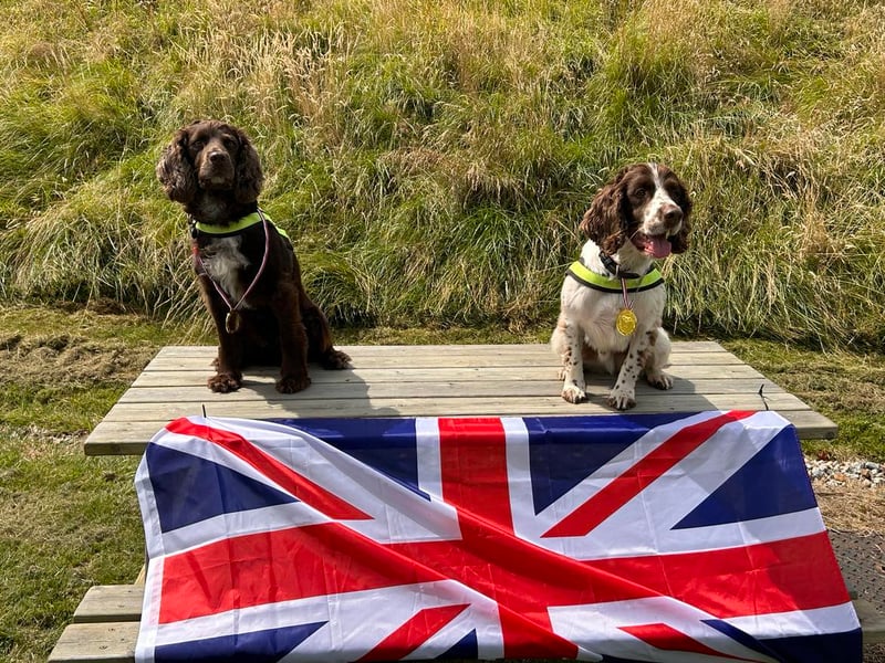 Police dogs Arlo and Cody were selected to go to the Paralympics in Paris this year to assist with an international policing operation.