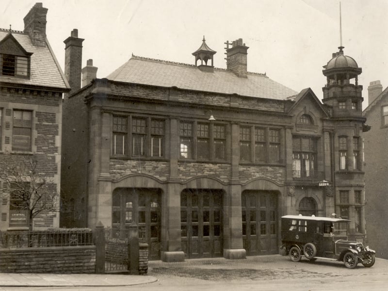 Blackpool Central Fire Station, Albert Road which opened 100 Years ago this week, pictured in 1930