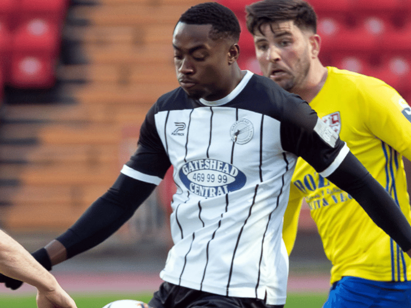 The January signing from Gateshead is expected to miss the game at Celtic Park.