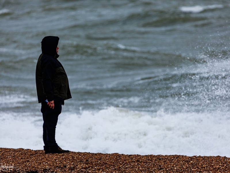 Waves batter the defences as a yellow weather warning for strong winds has been issued. 


Picture: Marcin Jedrysiak 