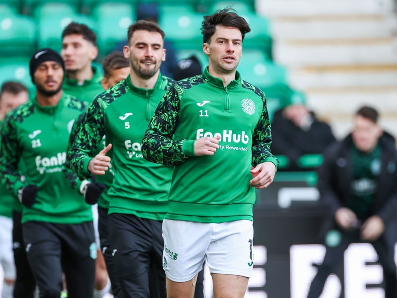 Hibs boss David Gray confirmed his captain had picked up a new injury during the week. He only returned to the matchday squad in last weekend's win over Celtic, but the skipper is expected to miss the visit of Hearts after with his latest lay-off.