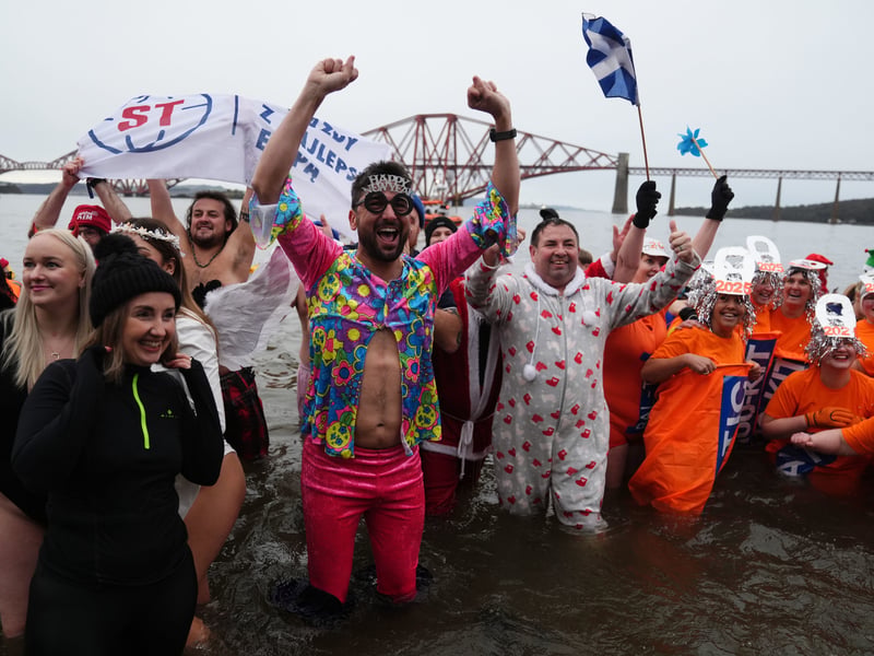 South Queensferry Loony Dook 2025