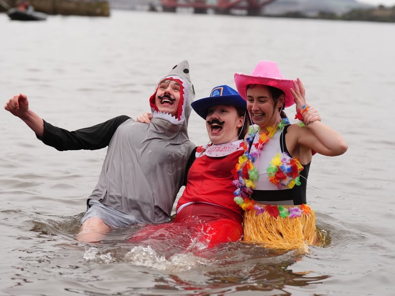 South Queensferry Loony Dook 2025