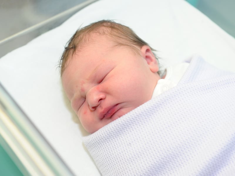 Olive arrived nine days after her due date. Ellis said: "Her brother's birthday is in December so we think she waited for a different birthday month from him."
Picture: Sarah Standing (010125-1052)