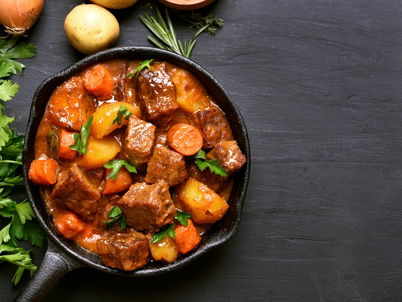 A hearty stew is a fantastic meal you can make for the whole family. Adding in vegetables gives it extra texture and taste.