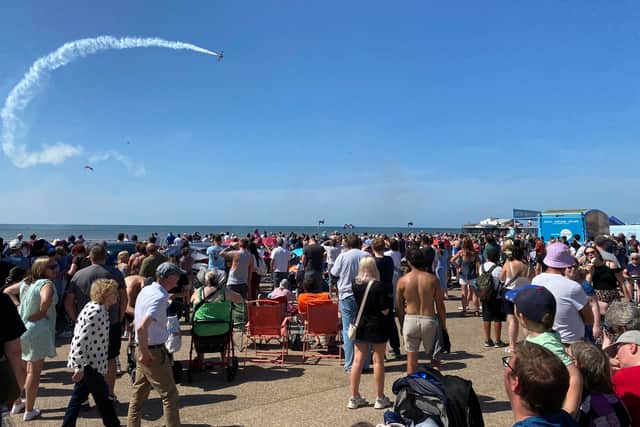 Blackpool Air Show was a massive hit once agaain drawing in thousands of people
