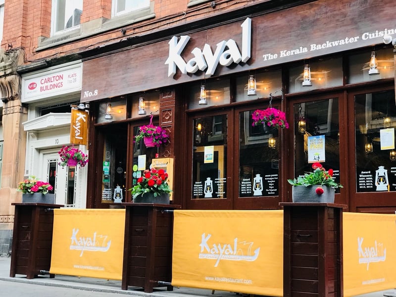 Kayal in Nottingham has a 4.5* rating from 1,695 reviews. A TripAdvisor reviewer said: “Absolutely delicious curries and excellent service from Devika! Great vegan options too. Highly recommend if you're in Nottingham.”