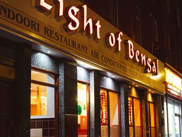 Light of Bengal in Aigburth, Liverpool has a 5* rating from 218 reviews. A TripAdvisor reviewer said: “Fabulous food. Large portions. Good price. Very friendly staff. Nice atmosphere. Best chutney tray ever - the coconut one is delicious and never seen this anywhere else.”