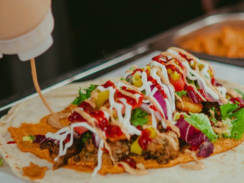 Falafel Guys in Leeds has a 5* rating from 942 reviews. A TripAdvisor reviewer said: “Amazing food, fantastic vegan selection and such friendly staff. Generous portions and well presented. Will go back again for sure.”