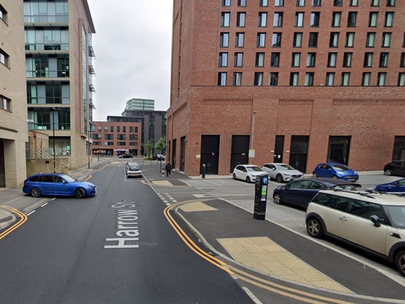 The joint fourth-highest number of reports of antisocial behaviour in Sheffield between January and October 2024 were made in connection with incidents that took place on or near Harrow Street, Sheffield city centre, with 29