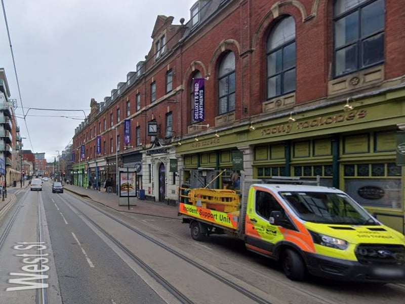 The joint sixth-highest number of reports of antisocial behaviour in Sheffield between January and October 2024 were made in connection with incidents that took place on or near West Street, Sheffield city centre, with 27