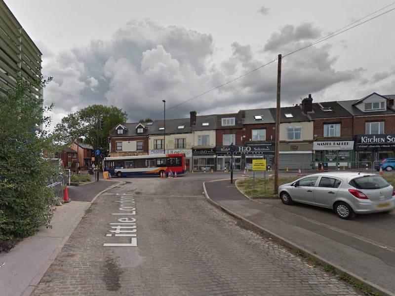 The ninth-highest number of reports of antisocial behaviour in Sheffield between January and October 2024 were made in connection with incidents that took place on or near Little London Place, Meersbrook, with 23