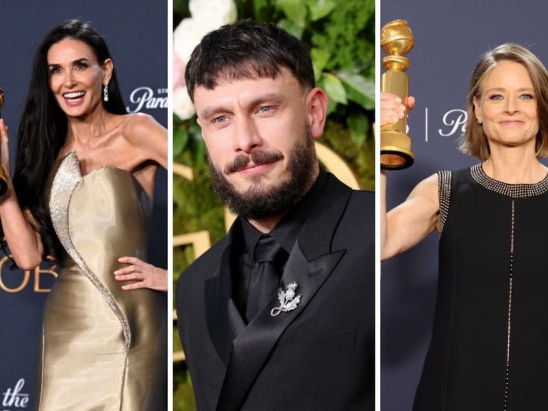 Some of the big winners at the 82nd annual Golden Globe Awards.