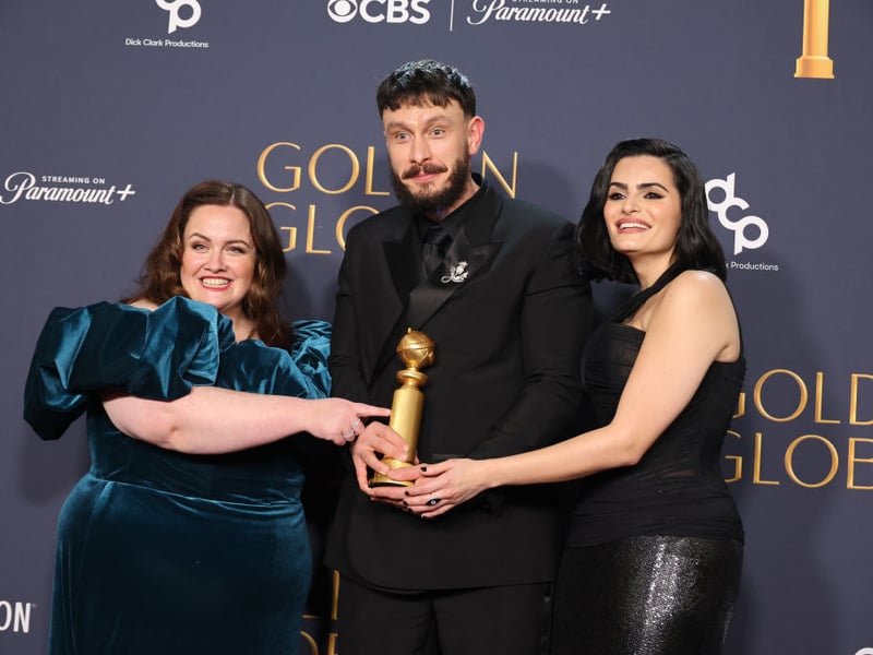 Richard Gadd's Baby Reindeer co-star Jessica Gunning also won an award - for TV Best supporting actress - but Gadd missed out to Colin Farrell in his acting category.